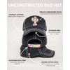 image:imageFunky Junque Distressed Baseball Cap Vintage Embroidered Dad HatCactus  Black
