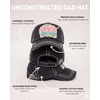image:imageFunky Junque Distressed Baseball Cap Vintage Embroidered Dad HatChaos Coordinator  Black