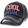 image:imageFunky Junque Distressed Baseball Cap Vintage Embroidered Dad HatCool Mom  Black