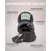 image:imageFunky Junque Distressed Baseball Cap Vintage Embroidered Dad HatFaith Over Fear  Black