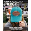 image:imageFunky Junque Distressed Baseball Cap Vintage Embroidered Dad HatFootball Mama  Turquoise