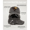 image:imageFunky Junque Distressed Baseball Cap Vintage Embroidered Dad HatLeopard Steer W Flower  Black