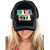 image:imageFunky Junque Distressed Baseball Cap Vintage Embroidered Dad HatMamacita  Black