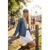 image:imageFunky Junque Distressed Baseball Cap Vintage Embroidered Dad HatRodeo Sweetheart  Black