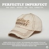 image:imageFunky Junque Distressed Baseball Cap Vintage Embroidered Dad HatSunshine  Whiskey  Beige