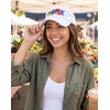 image:imageFunky Junque Distressed Baseball Cap Vintage Embroidered Dad HatTie Dye Mama Patch  White
