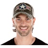 image:imageFunky Junque Distressed Mens Baseball CapAir Force Star  Olive