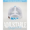 image:imageFunky Junque Distressed Mesh Low Profile Trucker Hat Snapback CapCow Girl Cow PrintLight Blue