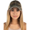 image:imageFunky Junque Distressed Mesh Low Profile Trucker Hat Snapback CapGreen CamoBeige Mesh
