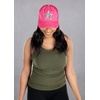 image:imageFunky Junque Distressed Mesh Low Profile Trucker Hat Snapback CapMixed Stone Star Hot Pink