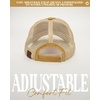 image:imageFunky Junque Distressed Mesh Low Profile Trucker Hat Snapback CapWashed Distressed Mustard W Beige