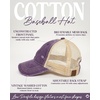 image:imageFunky Junque Distressed Mesh Low Profile Trucker Hat Snapback CapWashed VioletBeige Mesh