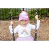 image:imageFunky Junque Girls Criss Cross Ponytail Baseball Cap Kids Messy Bun Hat2 Pack Tie Dye Hot Pink  Tie Dye Light Pink