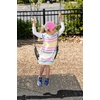 image:imageFunky Junque Girls Criss Cross Ponytail Baseball Cap Kids Messy Bun Hat3 Pack Pink  Grape  Mint