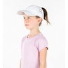 image:imageFunky Junque Girls Criss Cross Ponytail Baseball Cap Kids Messy Bun HatBasketweave White