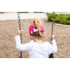 image:imageFunky Junque Girls Criss Cross Ponytail Baseball Cap Kids Messy Bun HatTie Dye  Hot Pink