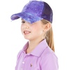 image:imageFunky Junque Girls Criss Cross Ponytail Baseball Cap Kids Messy Bun HatTie Dye  Purple