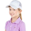 image:imageFunky Junque Girls Criss Cross Ponytail Baseball Cap Kids Messy Bun HatWhite Washed