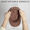 image:imageFunky Junque Greek Fisherman Newsboy Cap Cotton Captains Bakerboy Hat2 Pack  Brown  Denim
