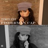 image:imageFunky Junque Greek Fisherman Newsboy Cap Cotton Captains Bakerboy HatBrown