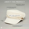 image:imageFunky Junque Greek Fisherman Newsboy Cap Cotton Captains Bakerboy HatCorduroy  Beige