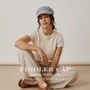 image:imageFunky Junque Greek Fisherman Newsboy Cap Cotton Captains Bakerboy HatCotton Pinstripes  Navy
