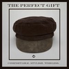 image:imageFunky Junque Greek Fisherman Newsboy Cap Cotton Captains Bakerboy HatFaux Suede  Chocolate