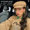 image:imageFunky Junque Greek Fisherman Newsboy Cap Cotton Captains Bakerboy HatKhaki