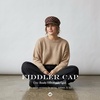 image:imageFunky Junque Greek Fisherman Newsboy Cap Cotton Captains Bakerboy HatPolka Dots  Brown