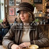 image:imageFunky Junque Greek Fisherman Newsboy Cap Cotton Captains Bakerboy HatStudded Suede  Brown