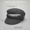 image:imageFunky Junque Greek Fisherman Newsboy Cap Cotton Captains Bakerboy HatWool  Grey