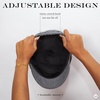 image:imageFunky Junque Greek Fisherman Newsboy Cap Cotton Captains Bakerboy HatWool  Grey
