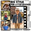image:imageFunky Junque Infant amp Kid Vintage TwoTone Embroidered Trucker Hat 2 Pack Bundle  Texas Upside Down  BrownBeige