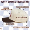 image:imageFunky Junque Infant amp Kid Vintage TwoTone Embroidered Trucker Hat 2 Pack Bundle  This Actually is My First Rodeo  BrownBeige