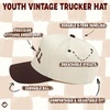 image:imageFunky Junque Infant amp Toddler Vintage TwoTone Embroidered Trucker Hat 2 Pack Bundle  Texas Upside Down  BrownBeige