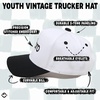 image:imageFunky Junque Kids 2 Tone Trucker Snapback Hat for Baby Toddler amp ChildrenBig Brother  BlackWhite