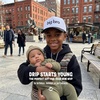 image:imageFunky Junque Kids 2 Tone Trucker Snapback Hat for Baby Toddler amp ChildrenBig Brother  BlackWhite