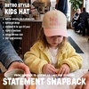 image:imageFunky Junque Kids 2 Tone Trucker Snapback Hat for Baby Toddler amp ChildrenBig Sister  Light PinkBeige