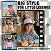 image:imageFunky Junque Kids 2 Tone Trucker Snapback Hat for Baby Toddler amp ChildrenBow  BlackWhite