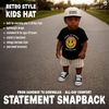 image:imageFunky Junque Kids 2 Tone Trucker Snapback Hat for Baby Toddler amp ChildrenBubba  BlackBeige