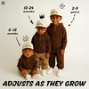 image:imageFunky Junque Kids 2 Tone Trucker Snapback Hat for Baby Toddler amp ChildrenCertified Mamas Boy  BrownBeige