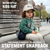 image:imageFunky Junque Kids 2 Tone Trucker Snapback Hat for Baby Toddler amp ChildrenFeral  Wood CamoBeige