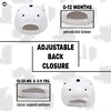 image:imageFunky Junque Kids 2 Tone Trucker Snapback Hat for Baby Toddler amp ChildrenGame Day  BlackWhite