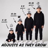 image:imageFunky Junque Kids 2 Tone Trucker Snapback Hat for Baby Toddler amp ChildrenGame Day  BlackWhite