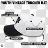 image:imageFunky Junque Kids 2 Tone Trucker Snapback Hat for Baby Toddler amp ChildrenGame Day  BlackWhite