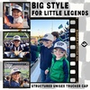 image:imageFunky Junque Kids 2 Tone Trucker Snapback Hat for Baby Toddler amp ChildrenGame Day  NavyBeige