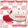 image:imageFunky Junque Kids 2 Tone Trucker Snapback Hat for Baby Toddler amp ChildrenGame Day  RedBeige