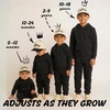 image:imageFunky Junque Kids 2 Tone Trucker Snapback Hat for Baby Toddler amp ChildrenHowdy Upside Down  BlackBeige