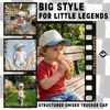 image:imageFunky Junque Kids 2 Tone Trucker Snapback Hat for Baby Toddler amp ChildrenLight BlueBeige