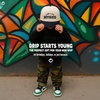 image:imageFunky Junque Kids 2 Tone Trucker Snapback Hat for Baby Toddler amp ChildrenLong Live Boyhood  BlackBeige